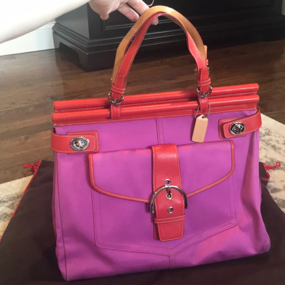 Coach laptop bag